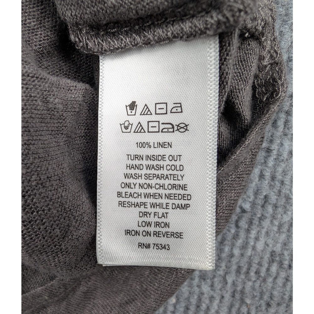 Tahari Short Sleeve V-Neck Tee in Taupe - Picture 7 of 11